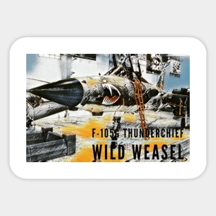 F-105G Wild Weasel Sticker